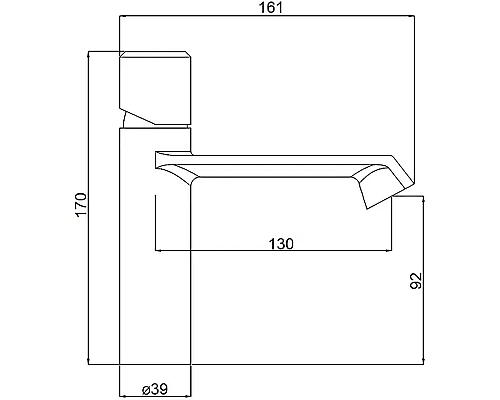 Смеситель для раковины Orange Sole M03-021cr Хром