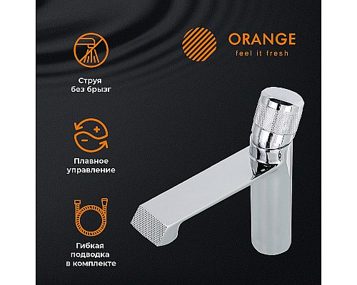 Смеситель для раковины Orange Sole M03-021cr Хром