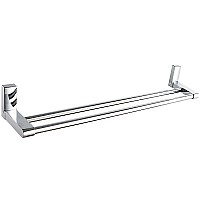 Полотенцедержатель Haiba HB8809 двойной Хром