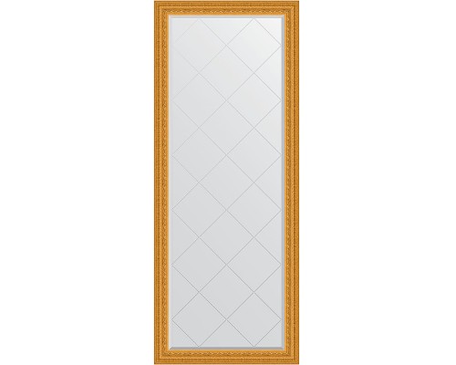 Зеркало Evoform Exclusive-G Floor 199х80 BY 6309 с гравировкой в багетной раме - Сусальное золото 80 мм
