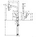 Смеситель для кухни Hansgrohe Metris 14820800