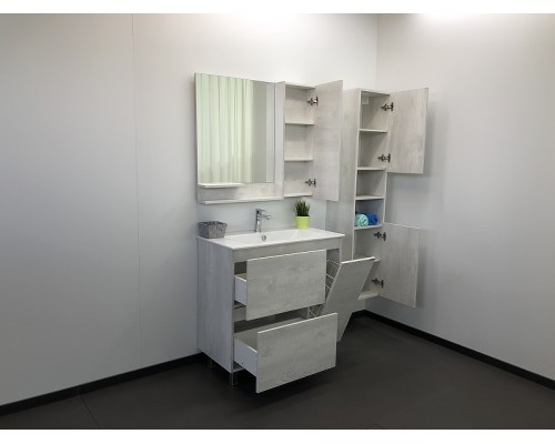 Шкаф пенал Comforty Верона 35 00004137140 подвесной Дуб белый