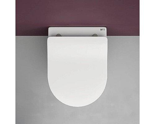 Комплект унитаза с инсталляцией Ceramica Nova Play CN3001_1001CH_1000 с сиденьем Микролифт и клавишей смыва