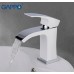 Смеситель для раковины Gappo G07 Белый Хром