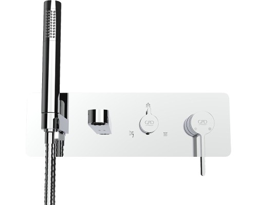Смеситель для ванны GPD Gildo Colored MKA165 Хром