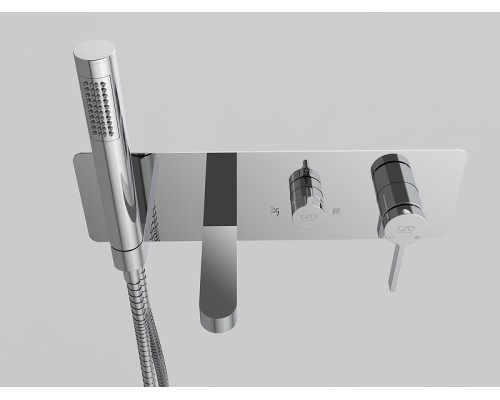 Смеситель для ванны GPD Gildo Colored MKA165 Хром