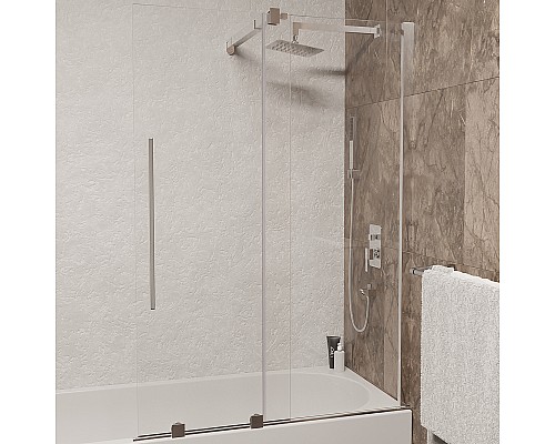 Шторка на ванну RGW Screens SC-47 100x150 41114710-11 профиль Хром стекло прозрачное