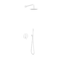 Система для душа скрытого монтажа Excellent Pi AREX.SET.1245WH белый мат