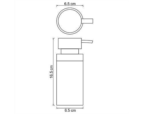 Дозатор для жидкого мыла WasserKRAFT K-4999