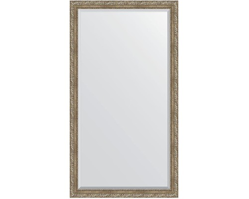 Зеркало Evoform Exclusive Floor 200х110 BY 6153 с фацетом в багетной раме - Виньетка античное серебро 85 мм