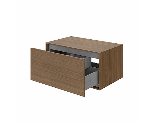 Тумба под раковину Kerama Marazzi ATOLLO напольная/подвесная с ящиком 80, деревянная