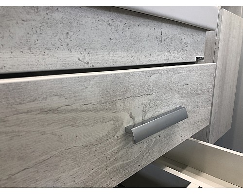 Тумба с раковиной Comforty Никосия 60 00004138879 подвесная Дуб белый