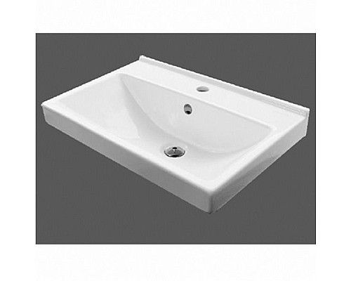 Тумба с раковиной Comforty Никосия 60 00004138879 подвесная Дуб белый