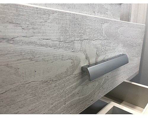 Тумба с раковиной Comforty Никосия 60 00004138879 подвесная Дуб белый