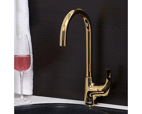 Смеситель для кухни WasserKRAFT Sauer 7107 Золото