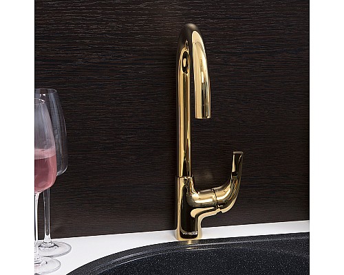 Смеситель для кухни WasserKRAFT Sauer 7107 Золото