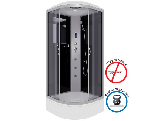 Душевая кабина Niagara Classic 80x80 NG-3503-14F с гидромассажем