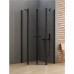 Душевое ограждение NEW TRENDY NEW SOLEO BLACK 80x80x195 (черный)