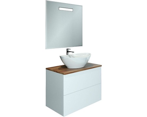 Тумба под раковину Orange Otto Ot-75TuWOOD подвесная Белый Ясень