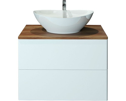 Тумба под раковину Orange Otto Ot-75TuWOOD подвесная Белый Ясень