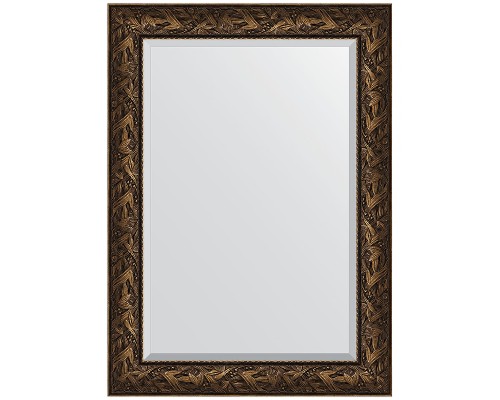 Зеркало Evoform Exclusive 109х79 BY 3469 с фацетом в багетной раме - Византия бронза 99 мм