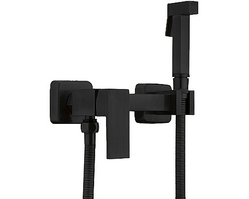 Гигиенический душ со смесителем Haiba HB5513-7 Черный матовый