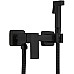 Гигиенический душ со смесителем Haiba HB5513-7 Черный матовый