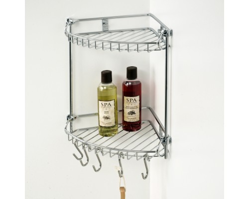 Полка металлическая двойная WasserKRAFT K-1222