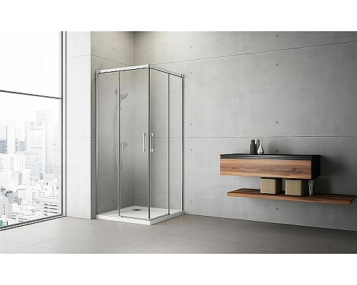 Душевая дверь Radaway Idea KDD 90 L 387060-01-01L профиль Хром стекло прозрачное