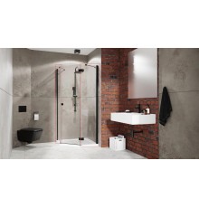 Боковые стенки Essenza New Black PTJ 100 Z x 100 Sx2000 черный/прозрачное