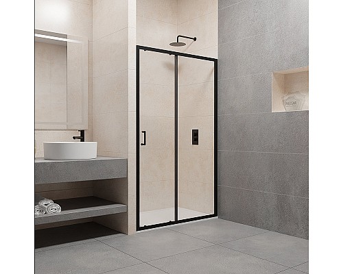 Душевая дверь RGW Passage PA-14 B 180 41081418-14 профиль Черный стекло прозрачное
