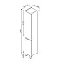 Шкаф пенал AM.PM X-Joy 30 M85ACSR0306WG Белый глянец