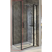 Душевая стенка Jacob Delafon Contra 80 E22FT80-BL Черный матовый