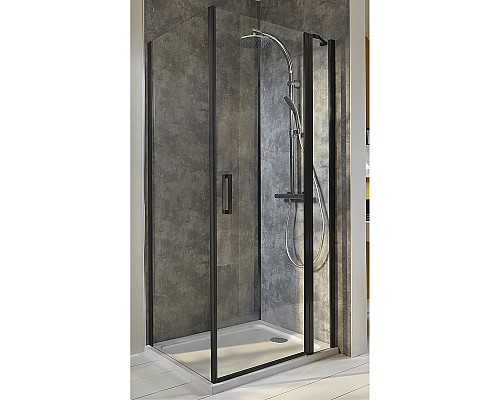 Душевая стенка Jacob Delafon Contra 80 E22FT80-BL Черный матовый