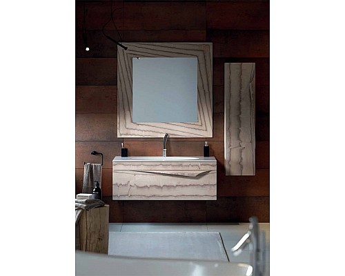 Шкаф пенал Clarberg Papyrus Wood 35 Pap-w.05.35/LIGHT подвесной Светлое дерево