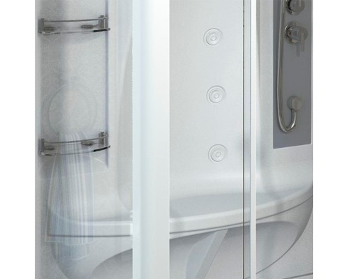 Душевая кабина Radomir Диана 3 140x108 1-05-1-0-0-0660 профиль Белый стекло прозрачное
