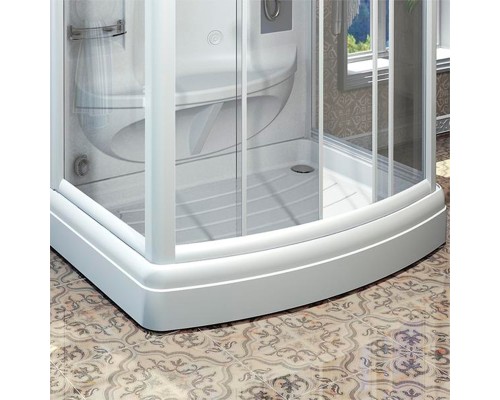 Душевая кабина Radomir Диана 3 140x108 1-05-1-0-0-0660 профиль Белый стекло прозрачное