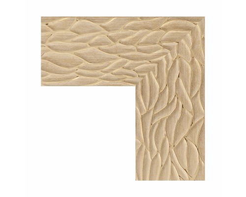 Зеркало Evoform Exclusive-G 126х56 BY 4064 с гравировкой в багетной раме - Золотые дюны 90 мм