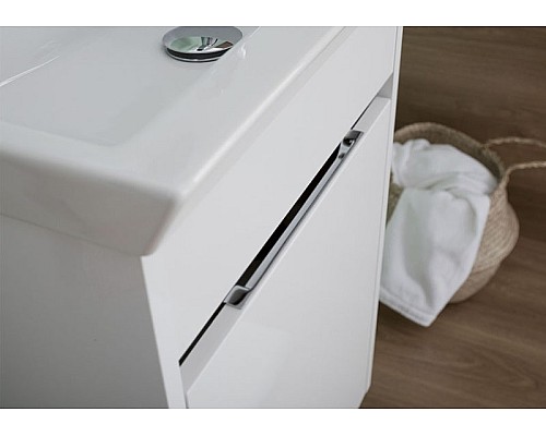 Тумба под раковину Aquanet Дувр 45 182607 подвесная Белая