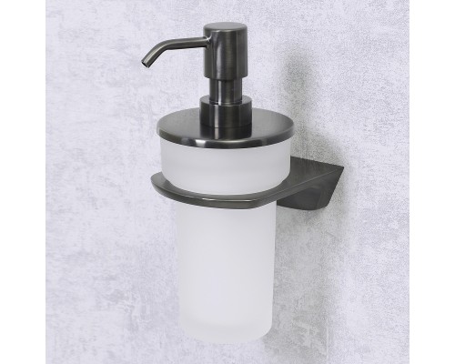 Дозатор для жидкого мыла WasserKRAFT Wiese K-8999 Оружейная сталь