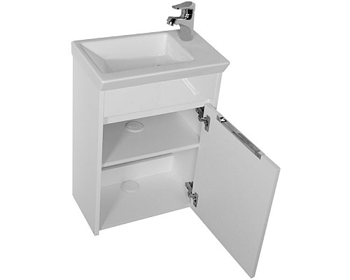 Тумба под раковину Aquanet Дувр 45 182607 подвесная Белая