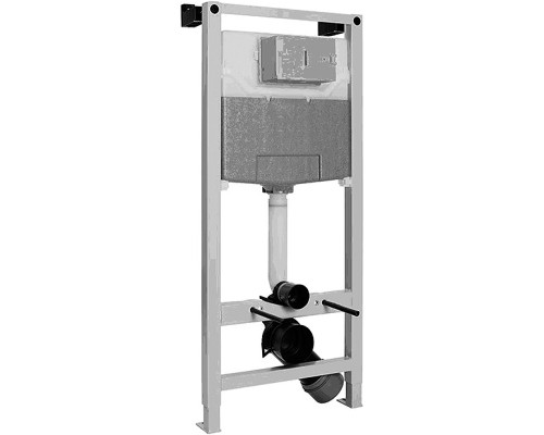 Комплект унитаза с инсталляцией Jacob Delafon Vox E21744RU-00 с сиденьем Микролифт и клавишей смыва