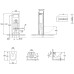 Комплект унитаза с инсталляцией Jacob Delafon Vox E21744RU-00 с сиденьем Микролифт и клавишей смыва