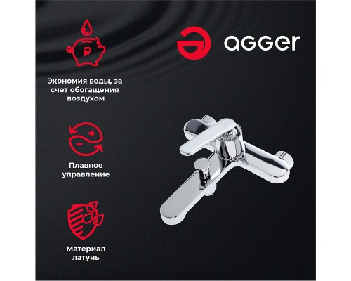 Комплект смесителей Agger Beauty Хром