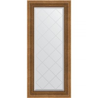 Зеркало Evoform Exclusive-G 127х57 BY 4068 с гравировкой в багетной раме - Бронзовый акведук 93 мм