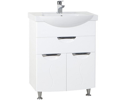 Тумба под раковину Bellezza Глория 65 4639510090016 1 ящик Белая