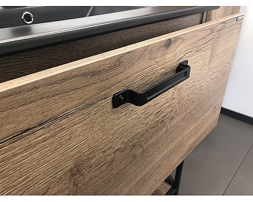 Тумба с раковиной Comforty Бредфорд 75 00004149064 Дуб темный