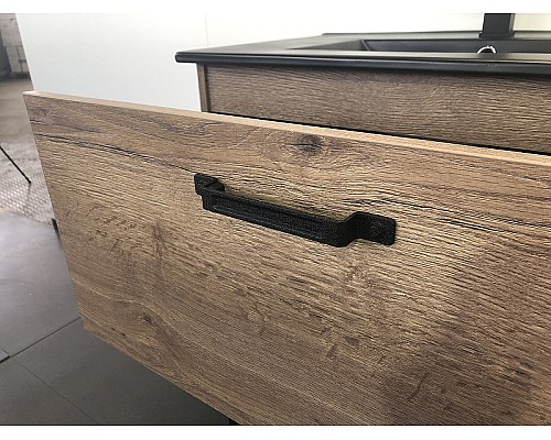 Тумба с раковиной Comforty Бредфорд 75 00004149064 Дуб темный