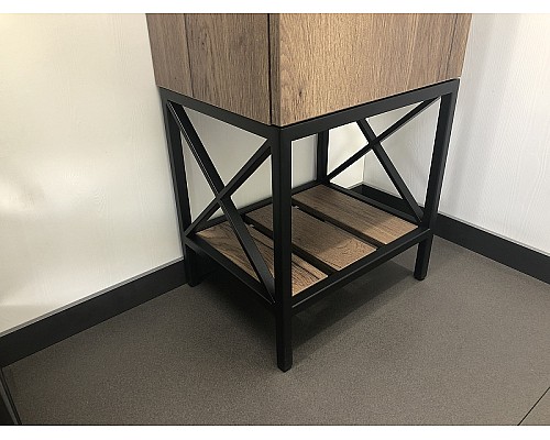 Тумба с раковиной Comforty Бредфорд 75 00004149064 Дуб темный