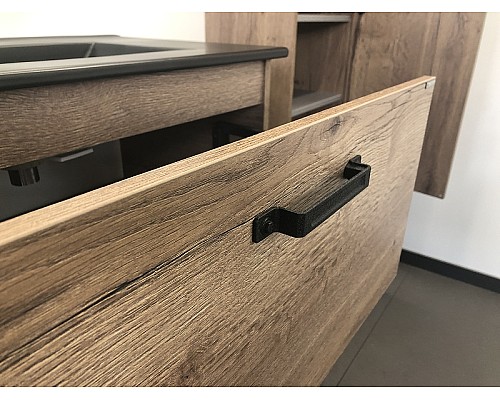 Тумба с раковиной Comforty Бредфорд 75 00004149064 Дуб темный